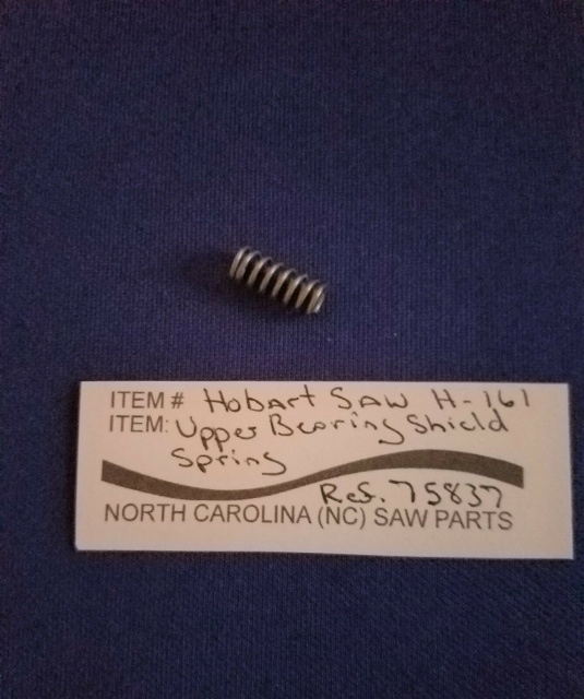 Upper Bearing Shield Spring For Hobart 5514 & 5614 Meat Saw Replaces 75837